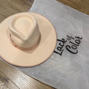 Lack Of Color Blush-Tone Wide Brim Fedora